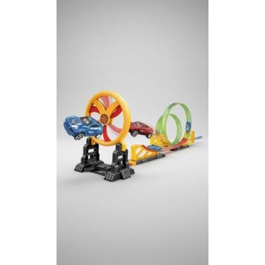Imagem de Pista de Carro Lançador com Luz e Obstáculos - Congratulations Store
