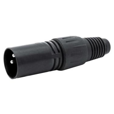 Imagem de 5x Plugs Xlr Macho Sk014 Csr 3 Pinos Resistente Profissional