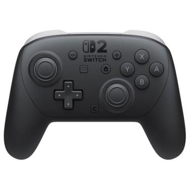 Imagem de Controle para Nintendo Switch 2 sem Fio Pro Nintendo Preto, Preto