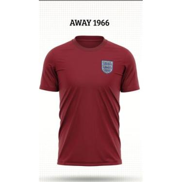 Imagem de Camisa Inglaterra 1966 AWAY Retro Time Seleção Mundial Licenciada Fute