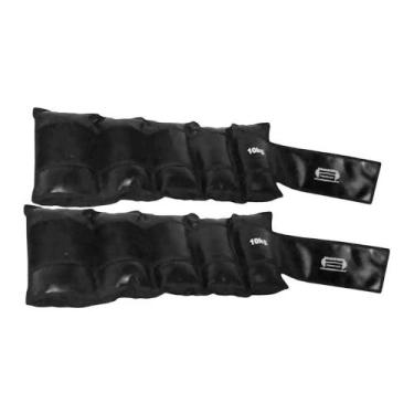 Imagem de Par de Caneleiras Tornozeleira CT1000A 10,0kg Academia Anilhas Fitness