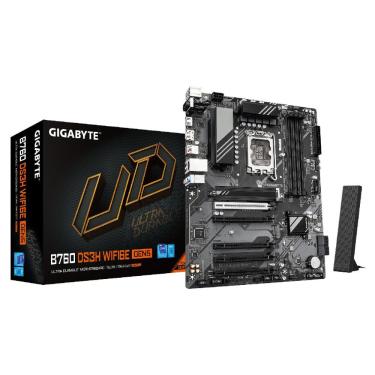 Imagem de Placa Mãe Gigabyte B760 DS3H - WiFi 6E - LGA 1700 - DDR5 - ATX - B760-DS3H-WF6E-GEN