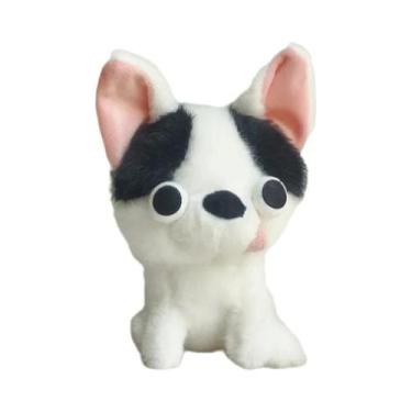 Imagem de Boneco De Pelúcia Chihuahua Fofo De 15cm Com Olhos Grandes E Língua De