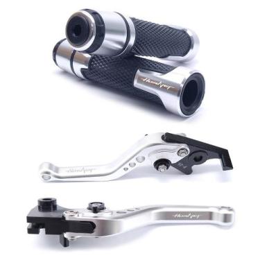 Imagem de Kit Manete Manopla Honda Hornet Cb600f Gravado a laser - NoBrand, Prat