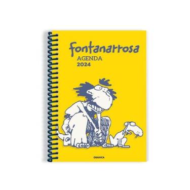 Imagem de Agenda Fontanarrosa 2024 Espiral Amarela em espanhol - Granica