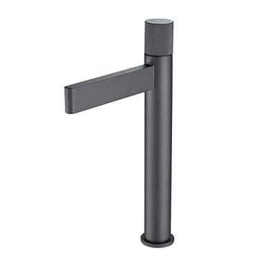 Imagem de Torneira Lavatório Misturador Monocomando Banheiro Alta Cinza Ca8210czl Luuk Young