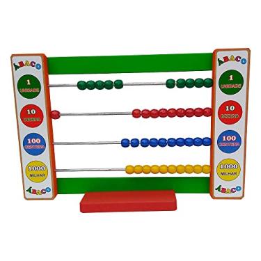 Imagem de Ábaco Brinquedo Educativo e Pedagógico em MDF