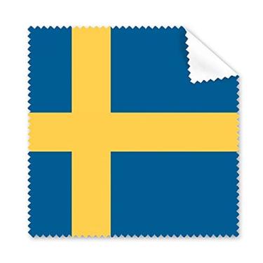 Imagem de Pano de limpeza de tela de telefone com bandeira nacional da Suécia, 5 peças