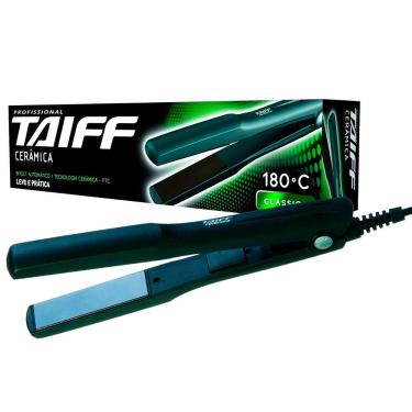 Imagem de Chapinha Profissional Taiff Cerâmica Linha Clássica - Bivolt Automático 180c° - Preto