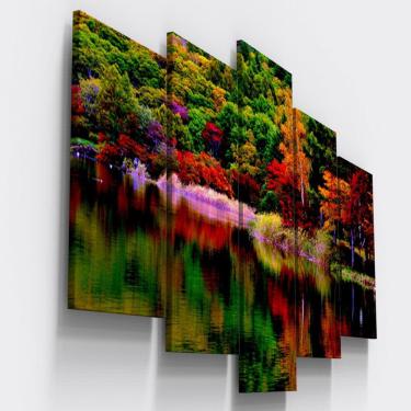 Imagem de Quadros Decorativos Parque Paisagem Bosque Sala 
