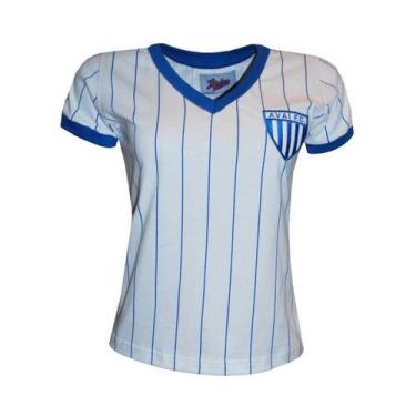 Imagem de Camisa Avaí 1983 Liga Retrô Feminina  Branca G