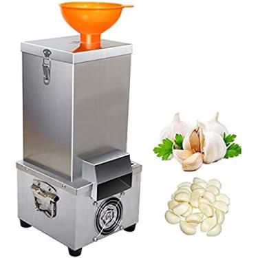 Imagem de Máquina elétrica de descascar alho, separador automático de alho, descascador de alho comercial, descascador de alho giratório, máquina de descascar alho, ferramenta de descascar vegetais para restaurante, taxa de descascar 98%, 25kg/h, 180W