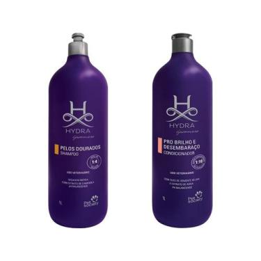 Imagem de Shampoo Hydra Pelos Dourados 1 L + Cond. Brilho E Desembaraço 1 L - Pe