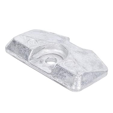 Imagem de VBESTLIFE Ânodo da caixa de engrenagens, unidade inferior externa de metal para substituição da placa do ânodo da caixa de engrenagens para 2T 4T 4Hp 5Hp 6Hp peças externas de barco