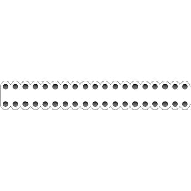 Imagem de Stencil de Acetato para Pintura OPA Simples 04 x 30 cm - 1930 Renda Bolinha