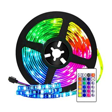 Imagem de Fita LED RGB USB Decoração Pisca Pisca Luzes Inteligente Árvore de Natal Ip65 A Prova Da Água 5 Metros Com Controle E Sincronização Com Música Por Aplicativo Para Casa, Sala Tv E Escritório Linha PREMIUM ONYK