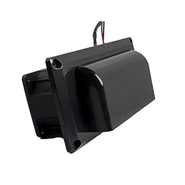 Imagem de Exaustor, ventilador de ventilação lateral RV 12V, ventilador de ventilação de ar exaustor de plástico para trailer, trailer, trailer, barco, iate marítimo (preto)