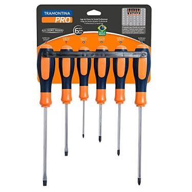 Imagem de Jogo de Chaves de Fenda Tramontina Ultragrip Plus 6 Peças