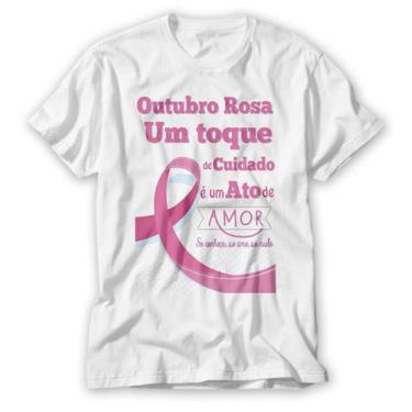 Imagem de Blusa Outubro Rosa Camiseta Se Conheça Se Ame Se Cuide - Vidape