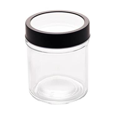 Imagem de LYOR - Pote de Vidro com Tampa em Metal e Acrílico Gastro Preta 350ml
