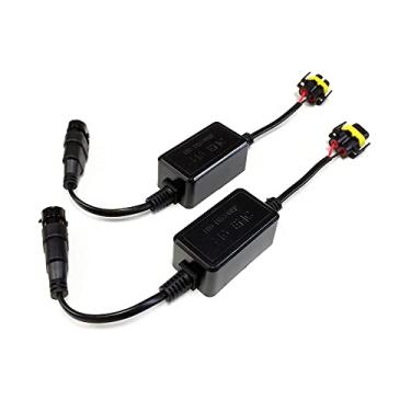 Imagem de SOCAL-LED 2x A10 H11 H8 EMC Kit de farol CANBUS HID LED Decodificador Anti-cintilação Cancelador de erro Adaptador de resistor de relé