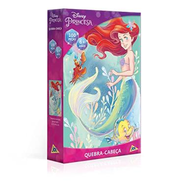 Imagem de Toyster - Quebra Cabeça: Pequena Sereia - 100 peças - Disney - JAK