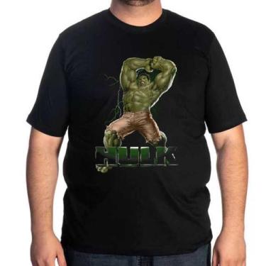 Imagem de Camisa Camiseta Plus Size Hulk Super Herói Vingadores Marvel - Adquiri