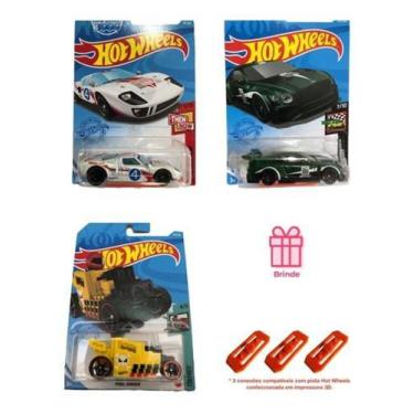 Imagem de 3 Carrinhos Hot Wheels Modelo Sortidos