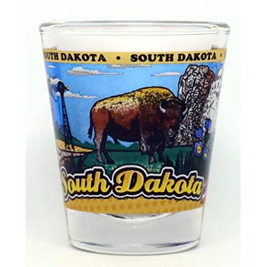 Imagem de World By Shotglass Vidro Envolvente South Dakota State 5 x 6 cm Shot Glass 44.36 ml