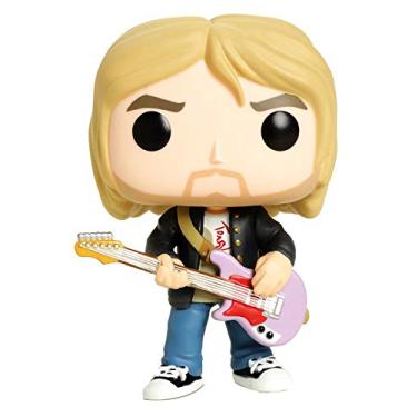 Imagem de Boneco Funko Pop! Rock Kurt Cobain 66 Hot Topic Exclusivo Nirvana