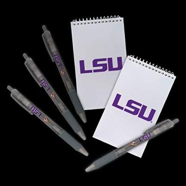 Imagem de Greeting Pen Conjunto de presente LSU Tigers - 2 cadernos de bolso e 4 canetas translúcidas (2613)