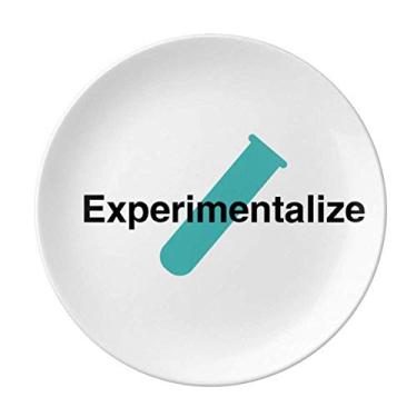 Imagem de Tubo de teste de ciência de laboratório, placa decorativa de porcelana, salvador, louça de jantar