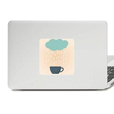 Imagem de Rain Cloud Cup Smile Face Weather Decalque Vinil Paster Laptop Adesivo Decoração PC