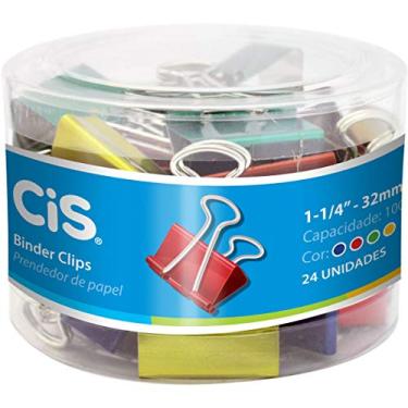 Imagem de CIS Binder Clip 291.56, Multicores, 24 unidades