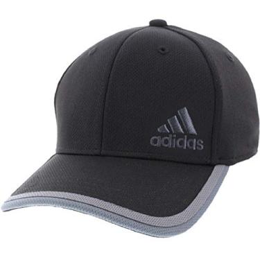 Imagem de Boné masculino Adidas Velocity Stretch Fit, Preto/Onix/Cinza G/GG
