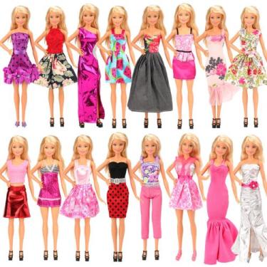 Vestido Espanhola Roupa Para Barbie Espanhola Longo - Rose Atelie - Vestido  Feminino - Magazine Luiza