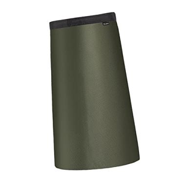 Imagem de Kokiya Avental impermeável para mochila, saia de chuva, capa de chuva, capa de chuva, tapete de acampamento, cintura ajustável, meio poncho, envoltório de chuva para pesca ao ar livre homens mulheres, verde escuro