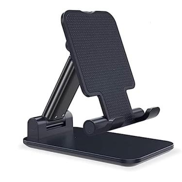 Imagem de Suporte de Mesa Para Celular Ajustável Para Celular Dobravel Universal Tripé (Preto) Pequeno Compacto - Loja BazzArt BazzAr Free Art