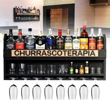 Imagem de Barzinho Bar Adega Parede Sala Cantinho Churrasco Decoração Mdf