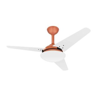 Imagem de Ventilador Teto Cobre 4 Pás Breeze Sala Potente Ventax 110V