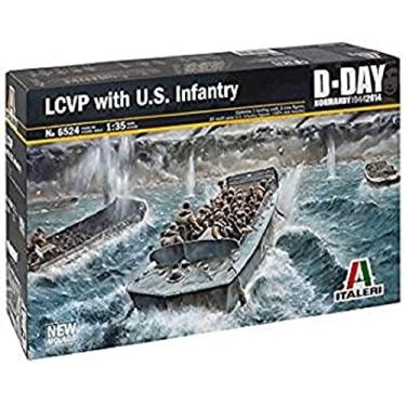Imagem de Italeri Models Lcvp with U.S. Infantry D-Day Series Boat Model Building Kits