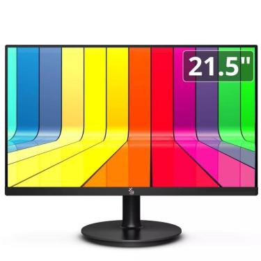 Imagem de Monitor 21.5" LED, Widescreen, 75Hz, 2ms, FullHD+ 1920x1080, HDMI, VGA, VESA, Ajuste de inclinação - 3green M215WHD 