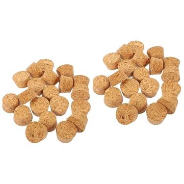 Imagem de HEMOTON 40 Peças Rolha De Garrafa De Vidro Rolhas De Vinho Para Artesanato Cortiça Mini Rolhas Pequenas Rolhas Rolha Grande Rolhas Para Artesanato Grandes Rolhas Decorar Madeira Dedicada