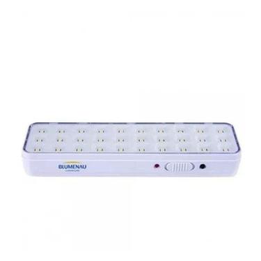 Imagem de Luminaria Emergencia Blumenau 30 Leds 1w Branco - Bivolt