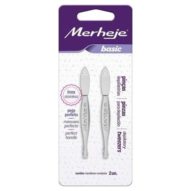 Imagem de Pinça Merheje Basic 12 Embalagens com 2 Unidades