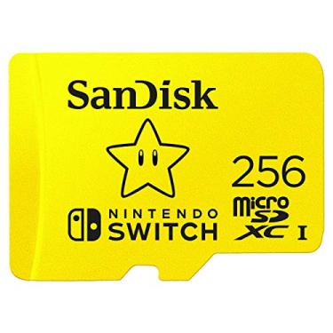 Imagem de Cartão microSDXC SanDisk SDSQXAT-256G-GNCZN, licenciado para Nintendo-Switch, 256 GB