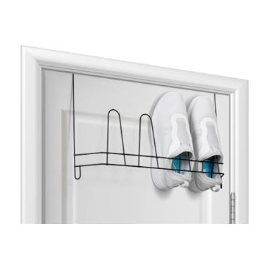 Imagem de Passerini, Sapateira de Porta Mudular Preta Organizador para Calçados Tenis Sapato - Kit com 3 unidades