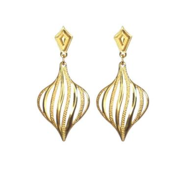 Imagem de Brinco Gota Dourado - Banhado em Ouro 18k