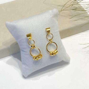 Imagem de Brincos Elos - Banhado em Ouro 18k
