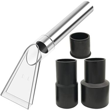 Imagem de RosyOcean Universal compatível com todos os acessórios de extração de aspiradores de pó da loja com três adaptadores de 6,5 cm e 3,8 cm e 3,5 cm, três adaptadores, detalhes automáticos, acessórios de